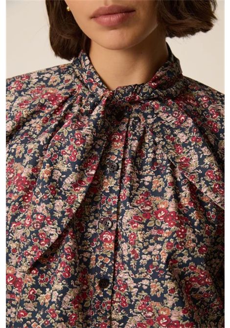 Des Petits Hauts Women's Rainbow Taya Liberty Floral Print Cotton Blouse Des Petits Hauts |  | 1H260442IM331